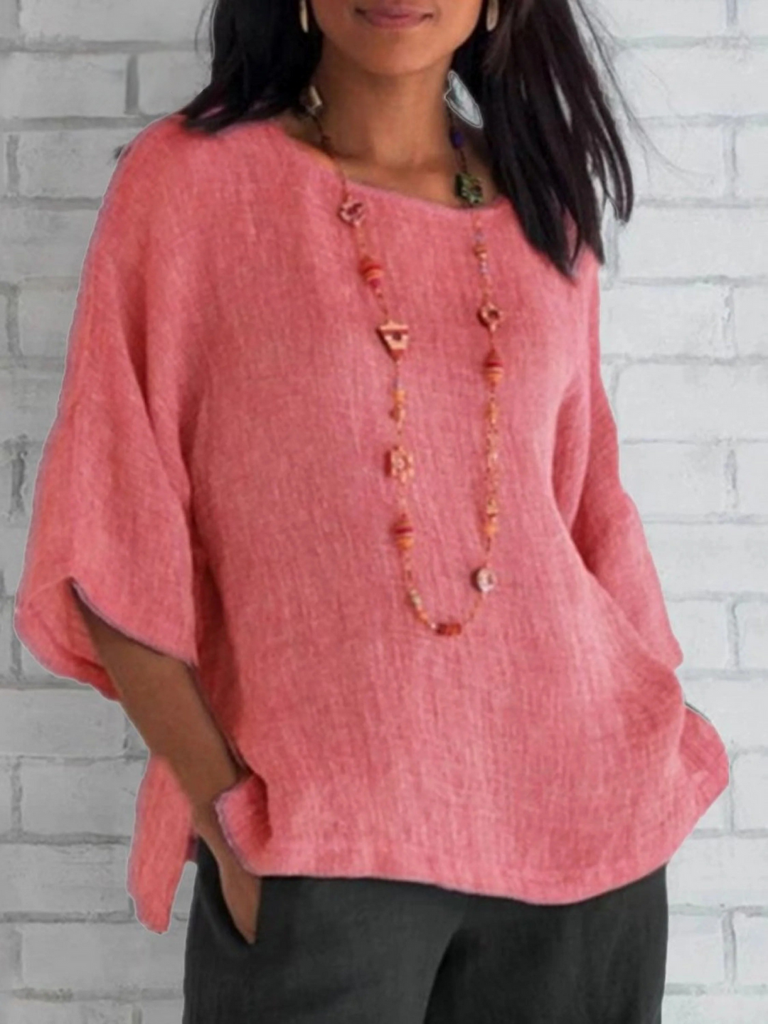 Crewneck Shirt Top