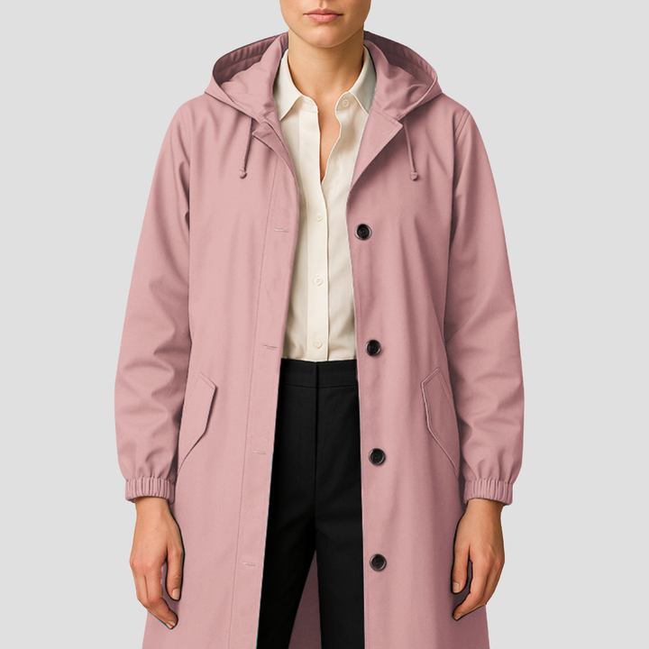 Violet | Hooded Trench Coat
