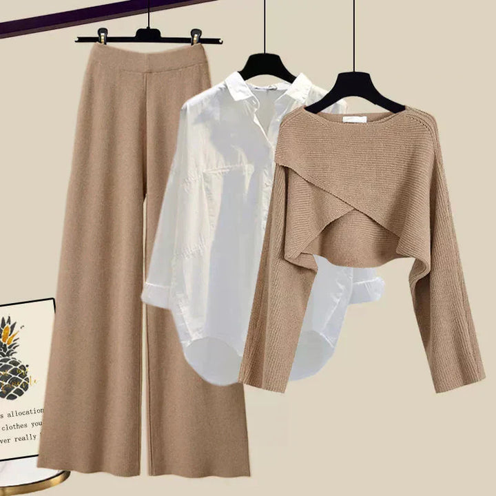 Thalia - Comfortable three piece long sleeve set