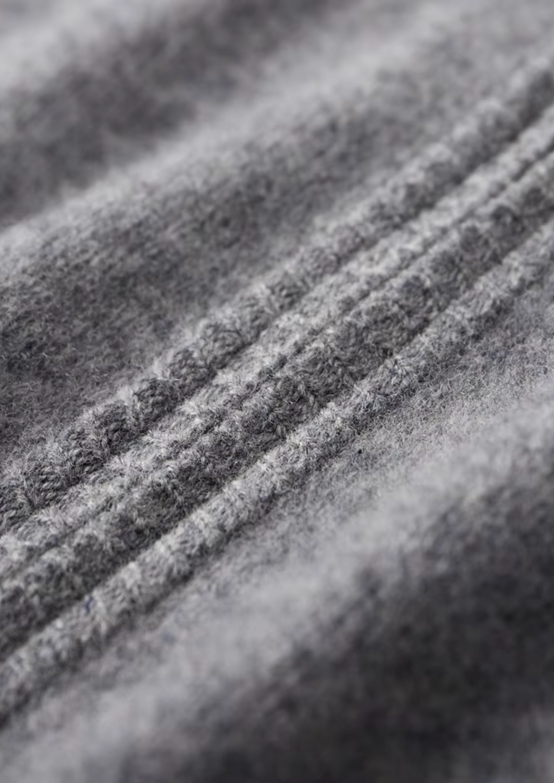 MERINO ZIP TWO-TONE CARDIGAN