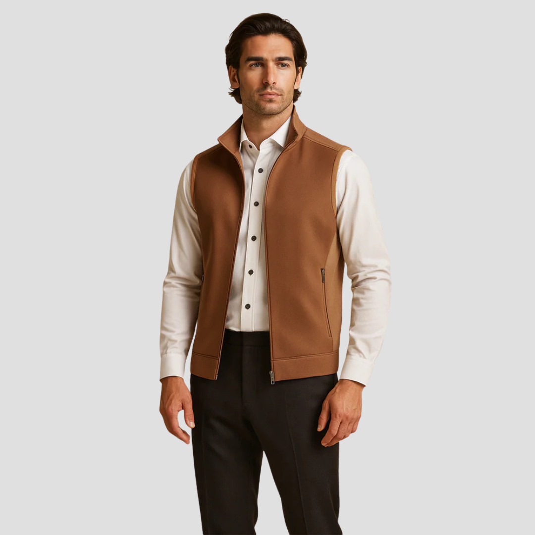 Nolan | Stand Collar Gilet