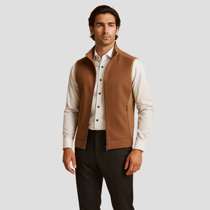 Nolan | Stand Collar Gilet