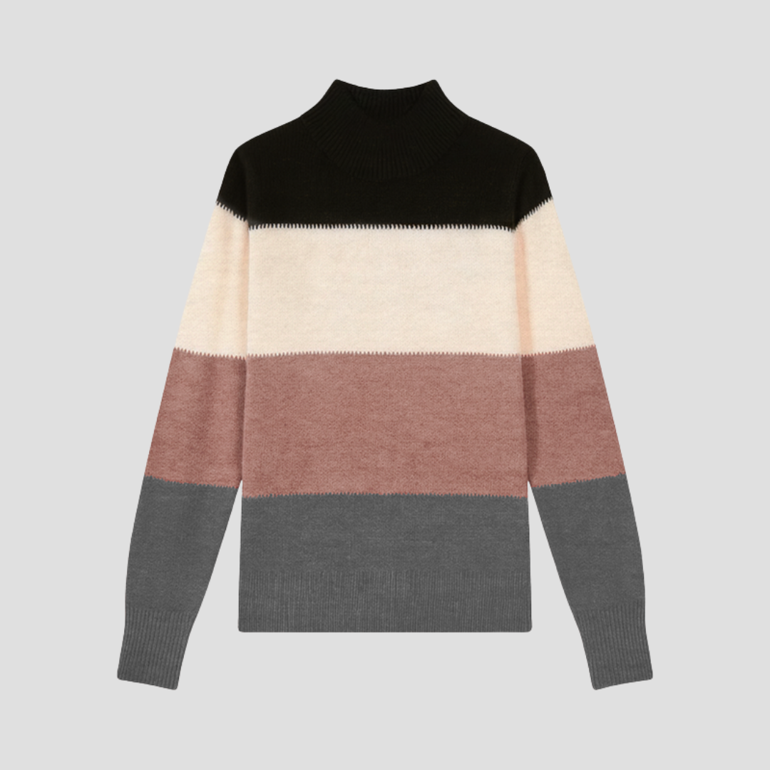 Lila | Colour Block Knit Jumper