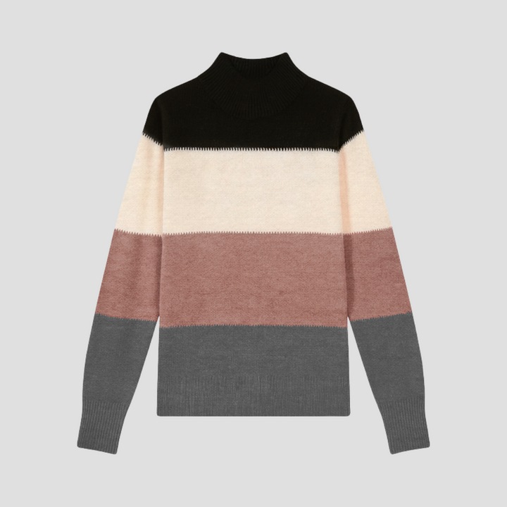 Lila | Colour Block Knit Jumper