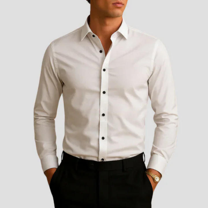Quentin | Fitted Contrast Shirt