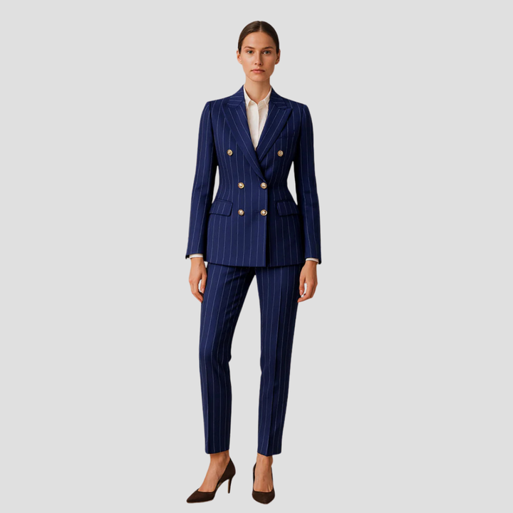 Rosa | Pinstripe Suit Set