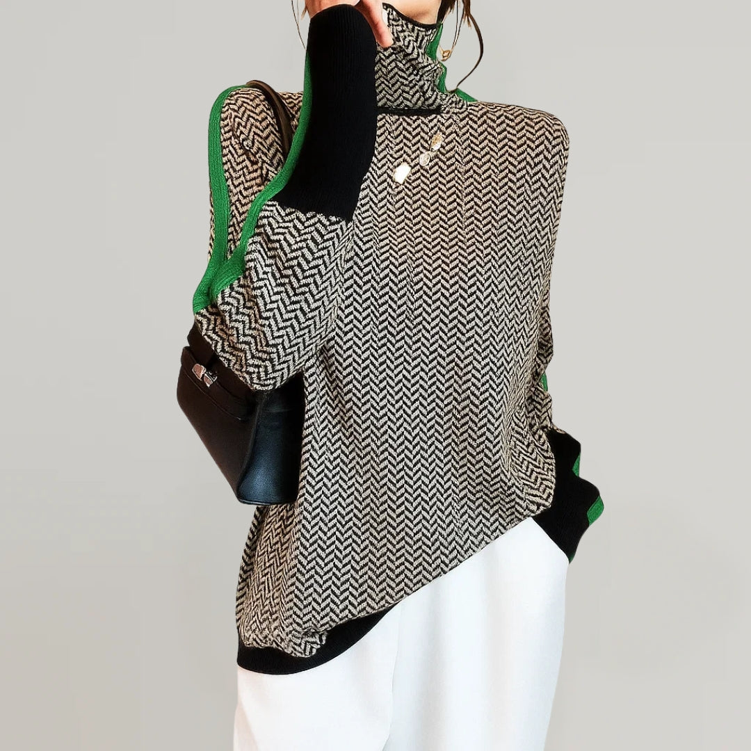 Martina™ | Pullover with High Collar