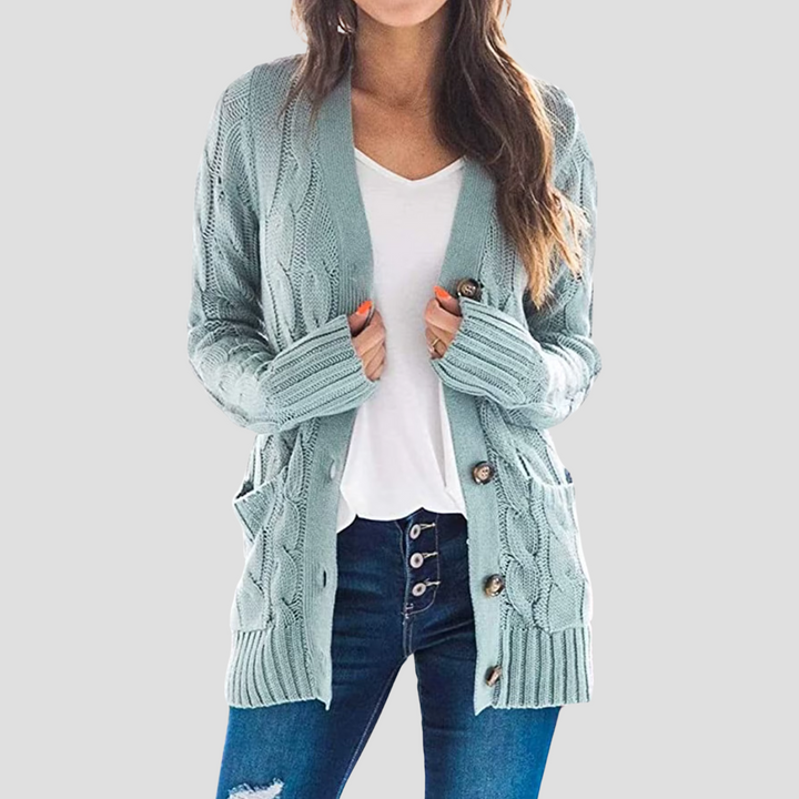 Josephine | Cable Knit Cardigan