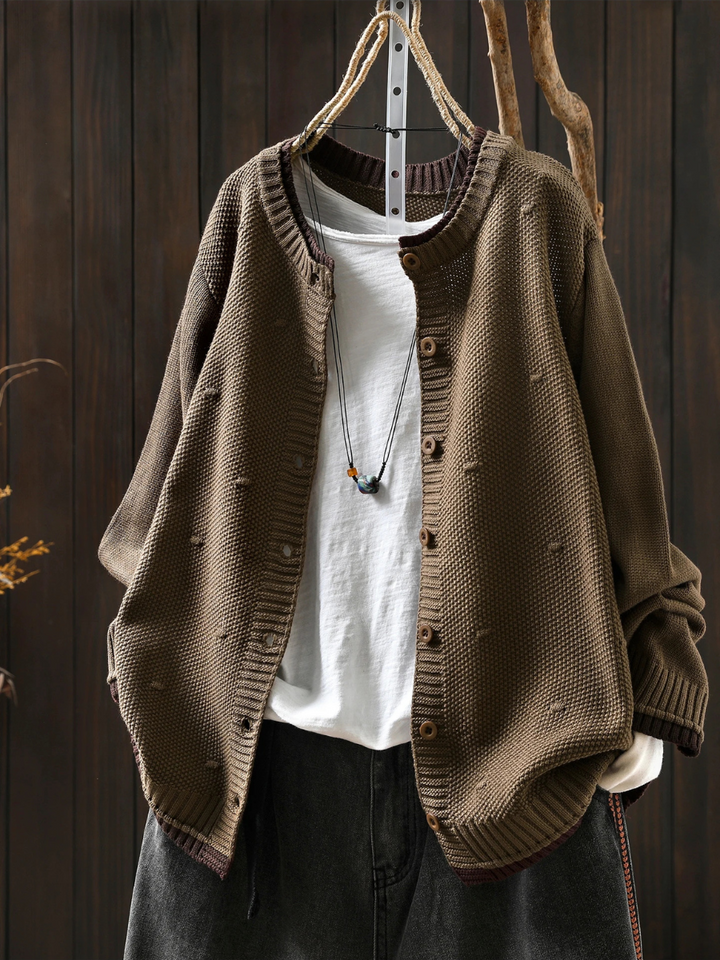 THE ISOLDE | TEXTURED CARDIGAN