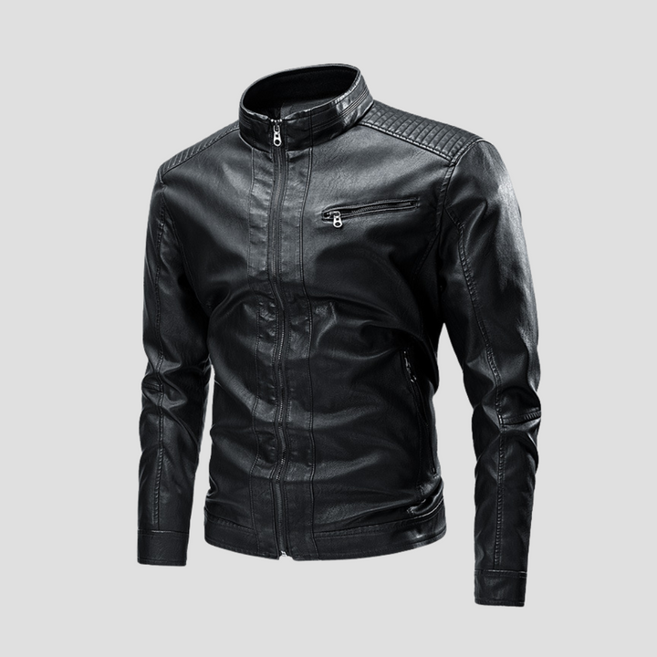 Osbert | Leather Biker Jacket