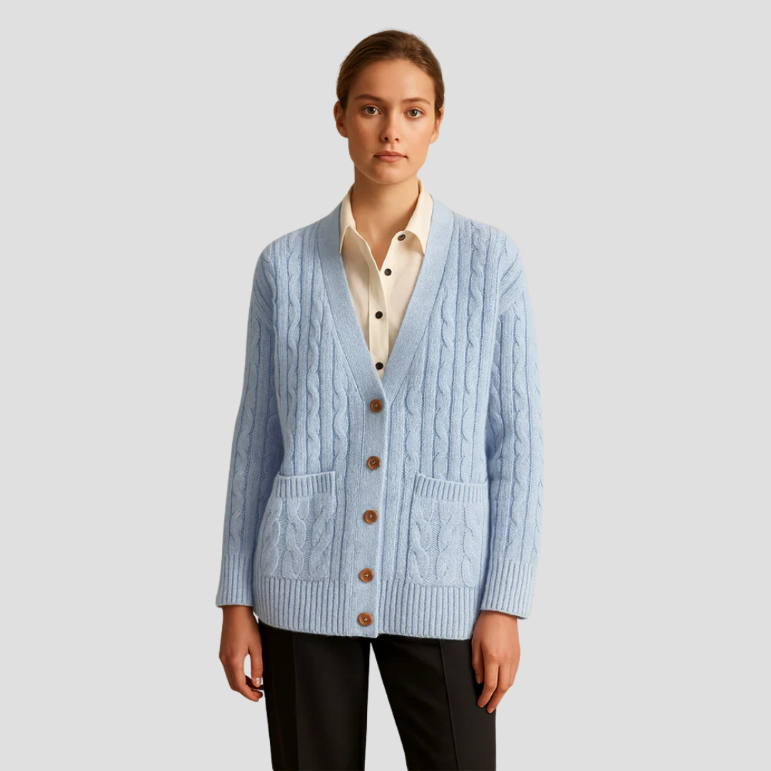 Imogen | Cable Knit Cardigan