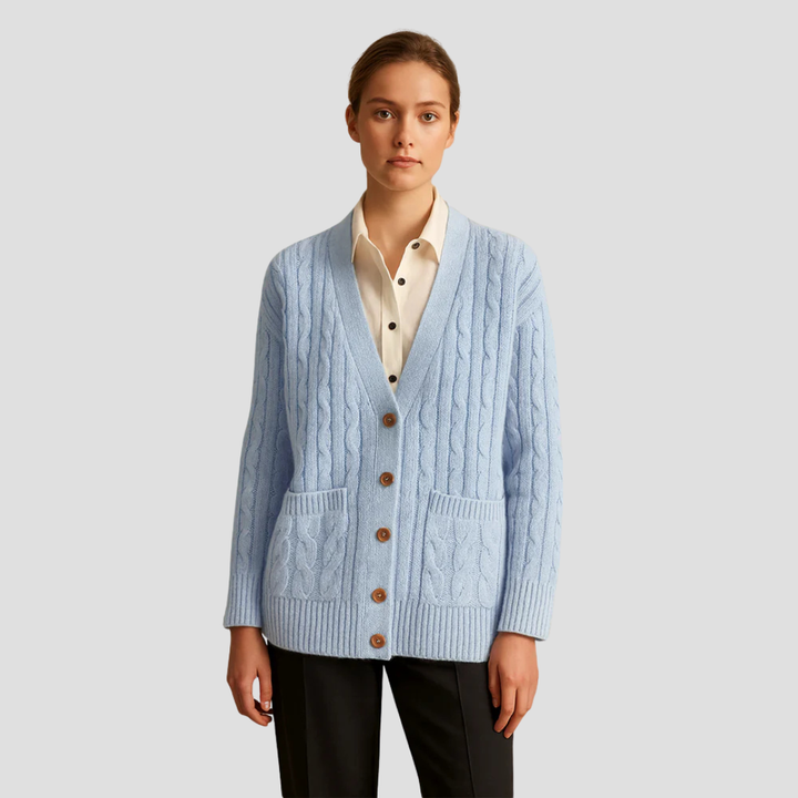 Imogen | Cable Knit Cardigan