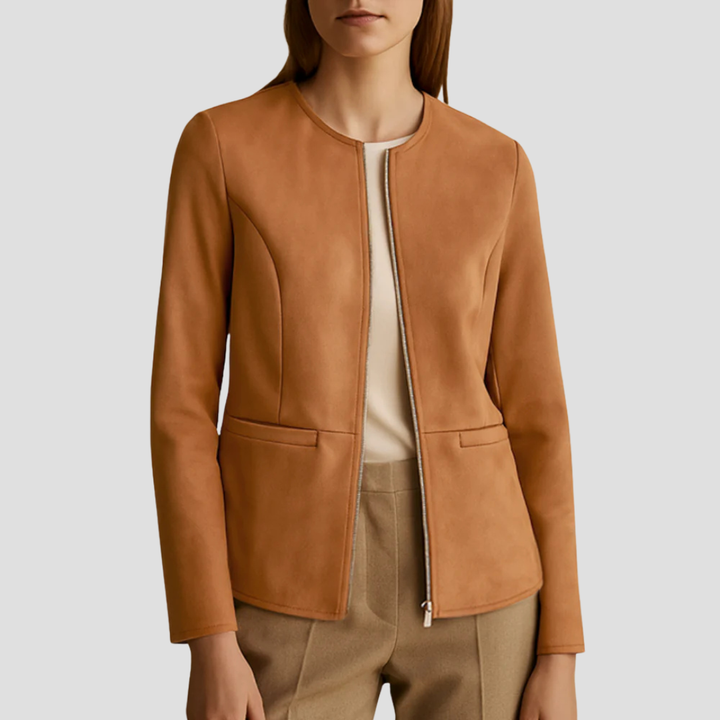 Zosia | Cropped Round-Neck Jacket