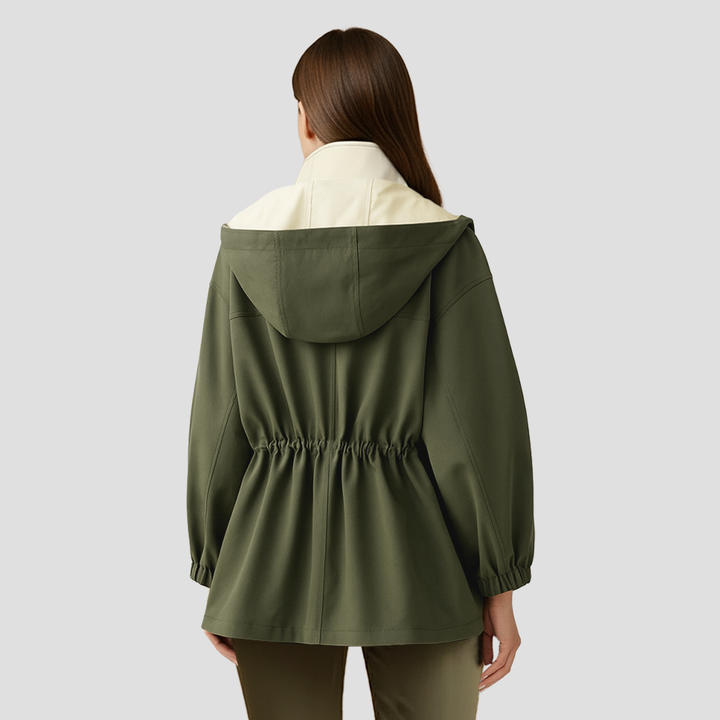 Xanthe | Two-Tone Trench Coat