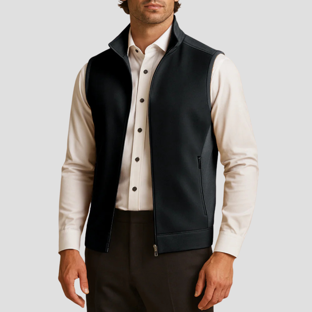 Nolan | Stand Collar Gilet