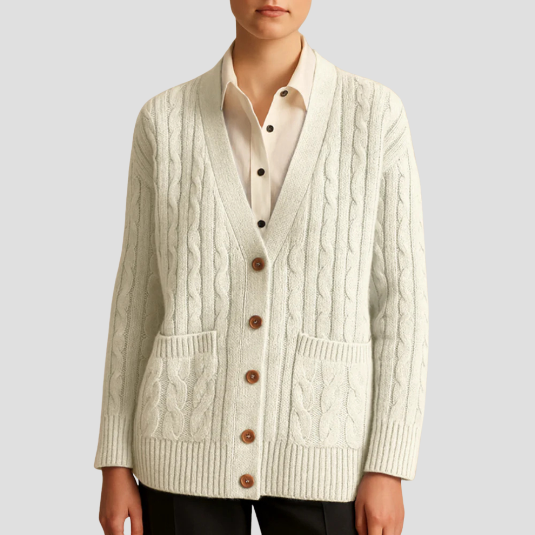 Imogen | Cable Knit Cardigan
