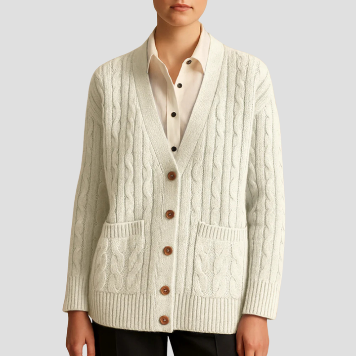 Imogen | Cable Knit Cardigan