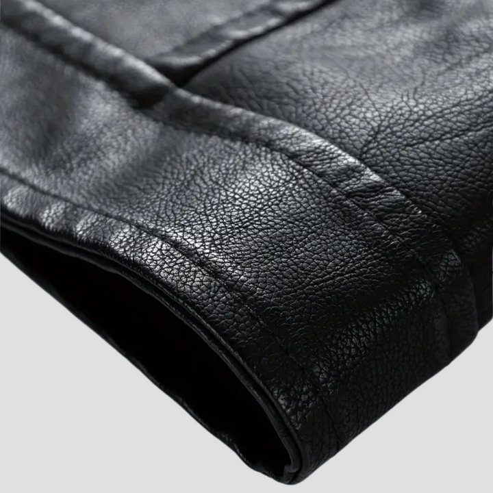 Osbert | Leather Biker Jacket