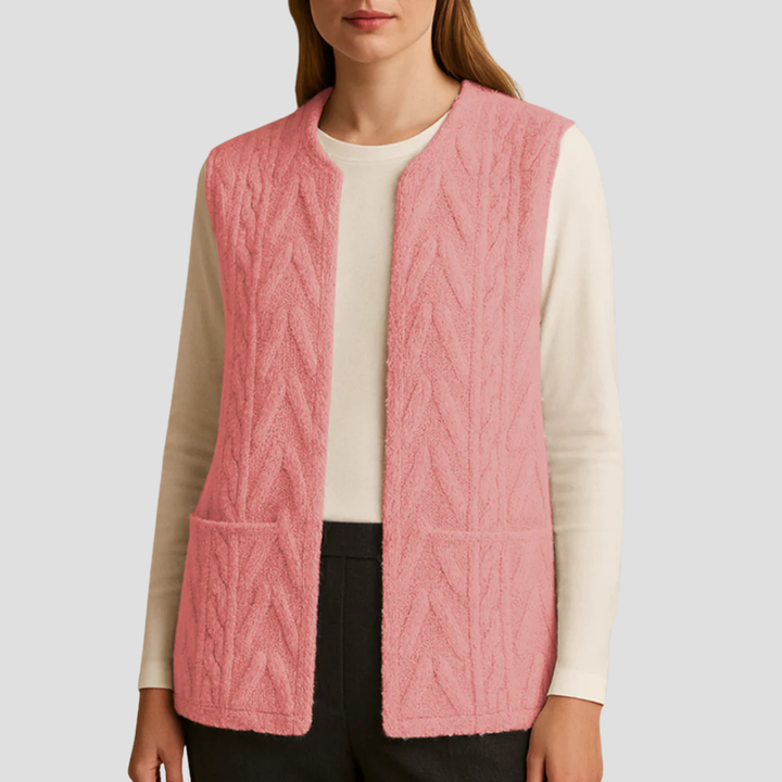 Pearl | Knitted Fleece Gilet