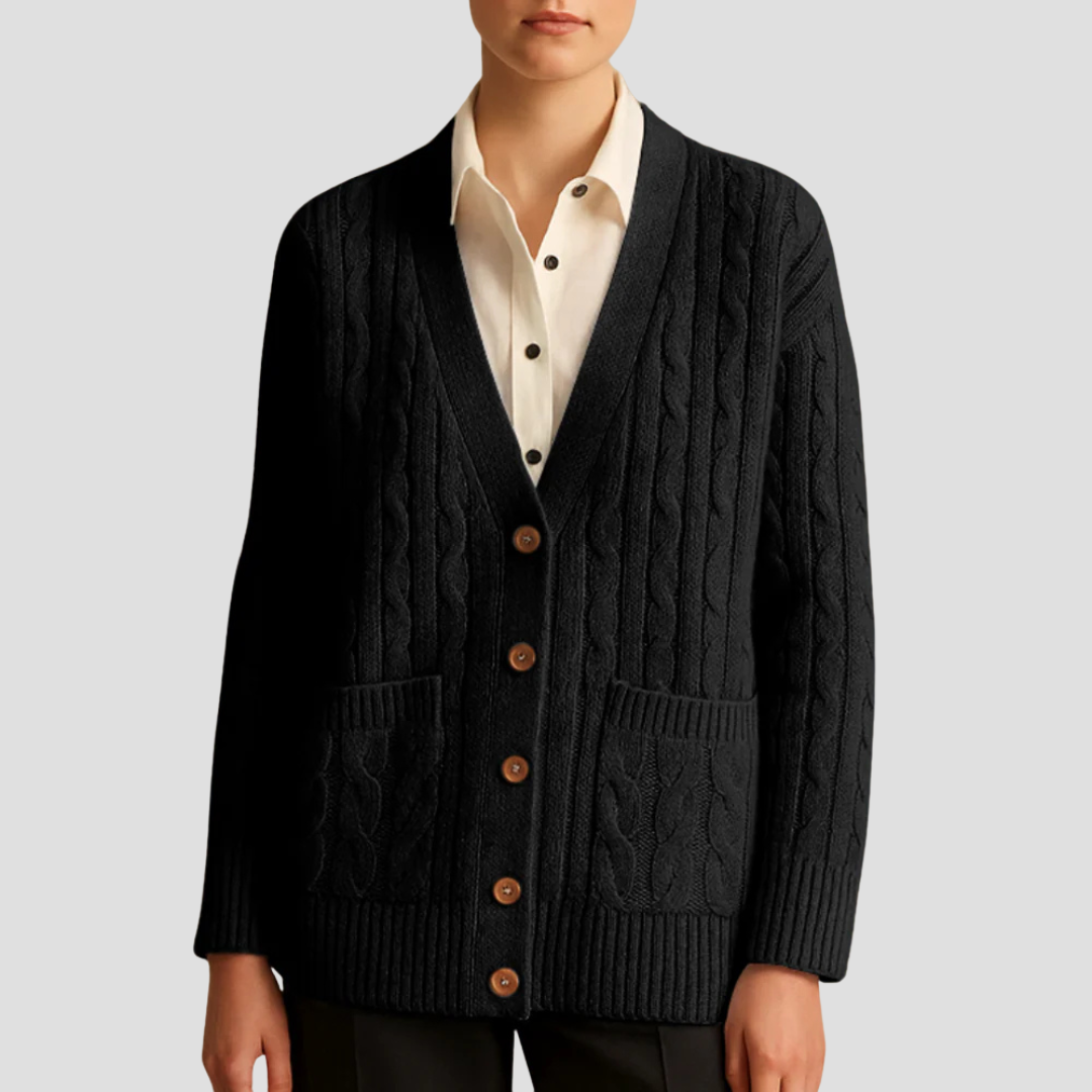 Imogen | Cable Knit Cardigan