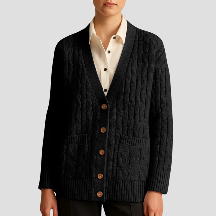 Imogen | Cable Knit Cardigan
