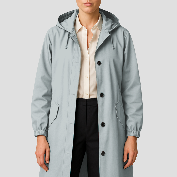 Violet | Hooded Trench Coat