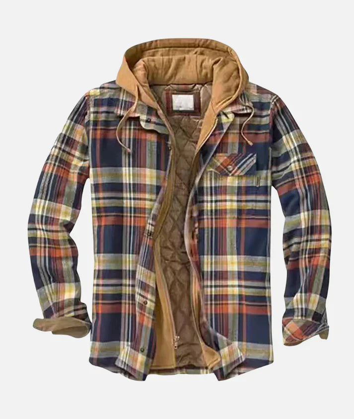 Reveur | Checked Jacket with Hood