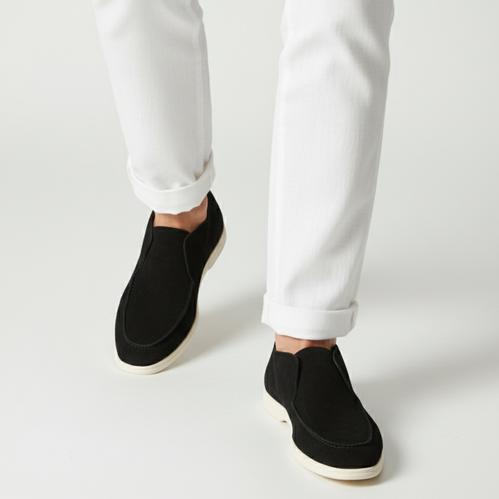 High Suede Loafers