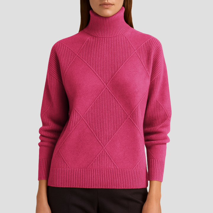 Zetta | Ribbed Turtleneck Jumper