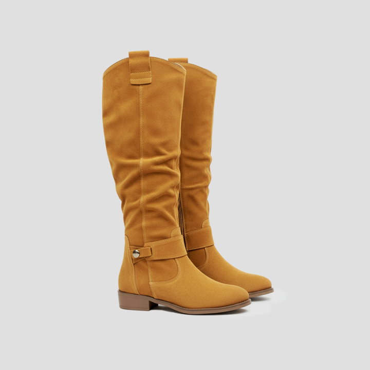 Bella | Suede Knee-High Boots