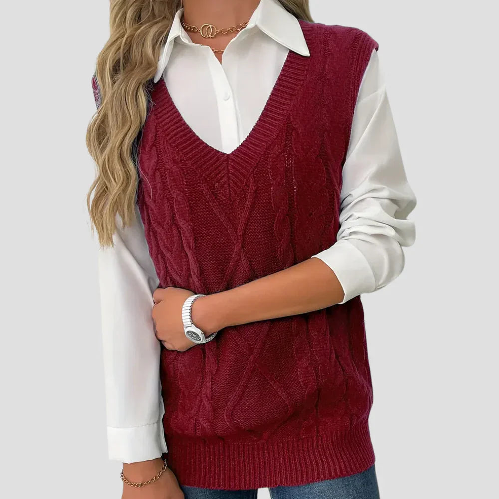 Selina | Knit Sleeveless Jumper