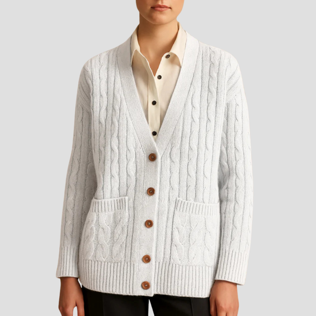 Imogen | Cable Knit Cardigan