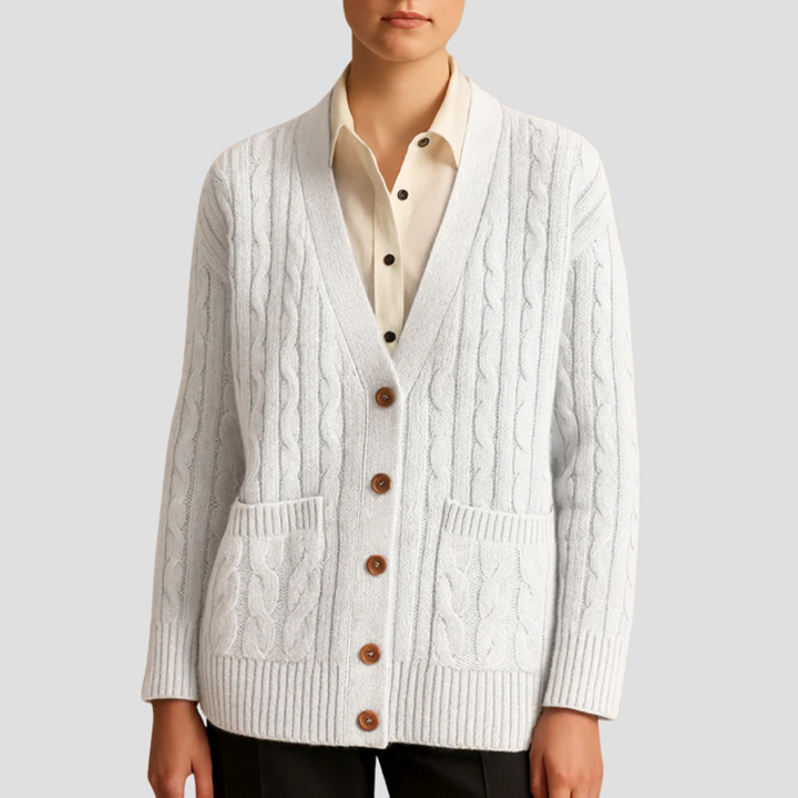 Imogen | Cable Knit Cardigan