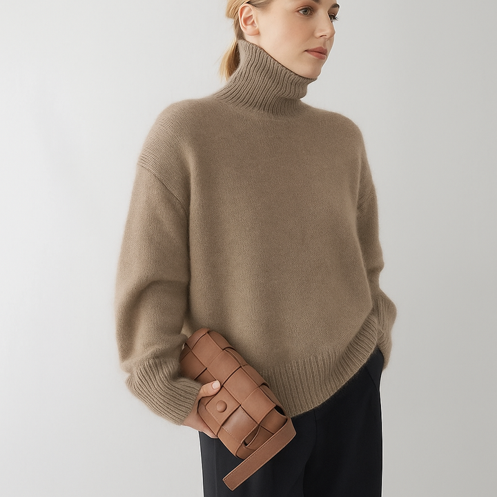 Amelia™ Turtleneck Jumper – Soft, Warm & Timelessly Elegant
