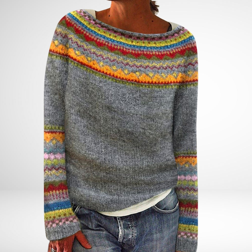 Rachel | Retro fall sweater