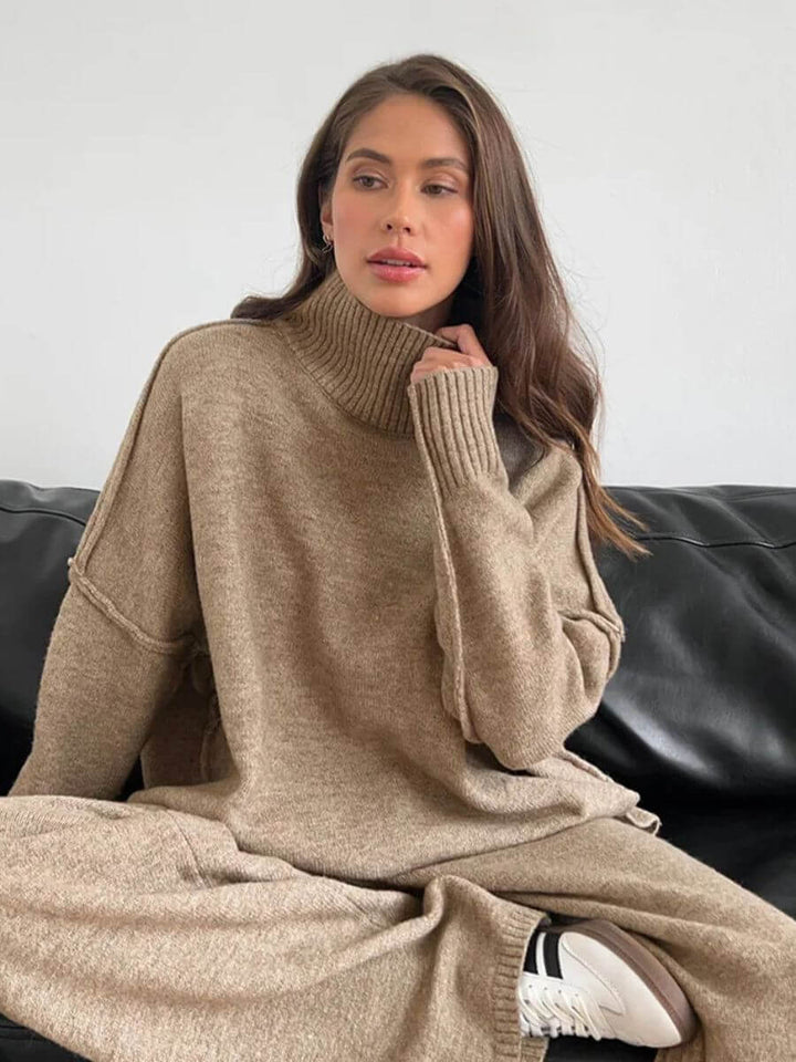 Liora - Turtleneck Knit Set