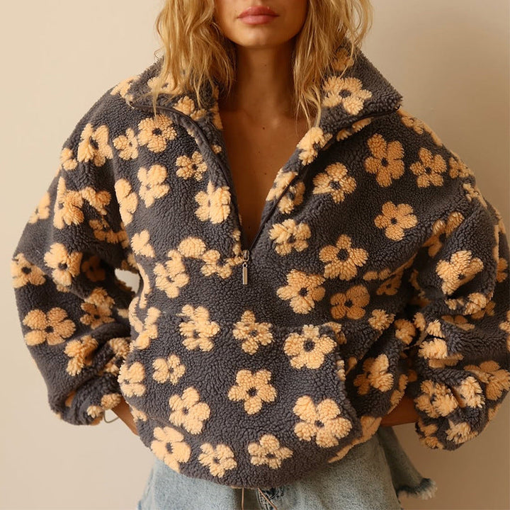 Suzan | Sweater with Floral Print