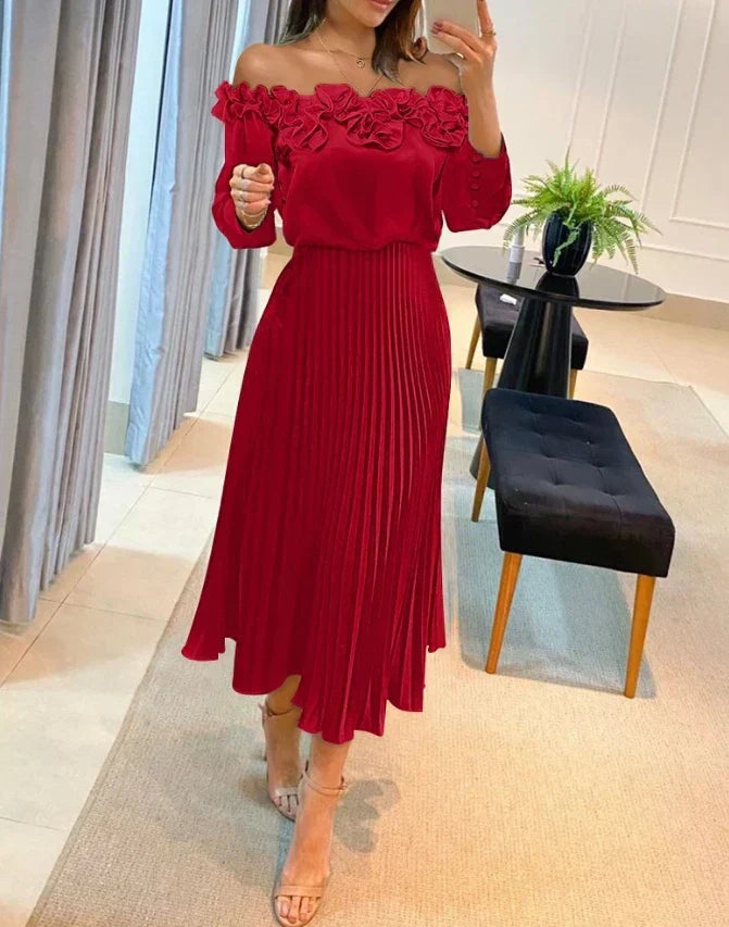 Carina | Stunning Off-Shoulder Maxi Dress