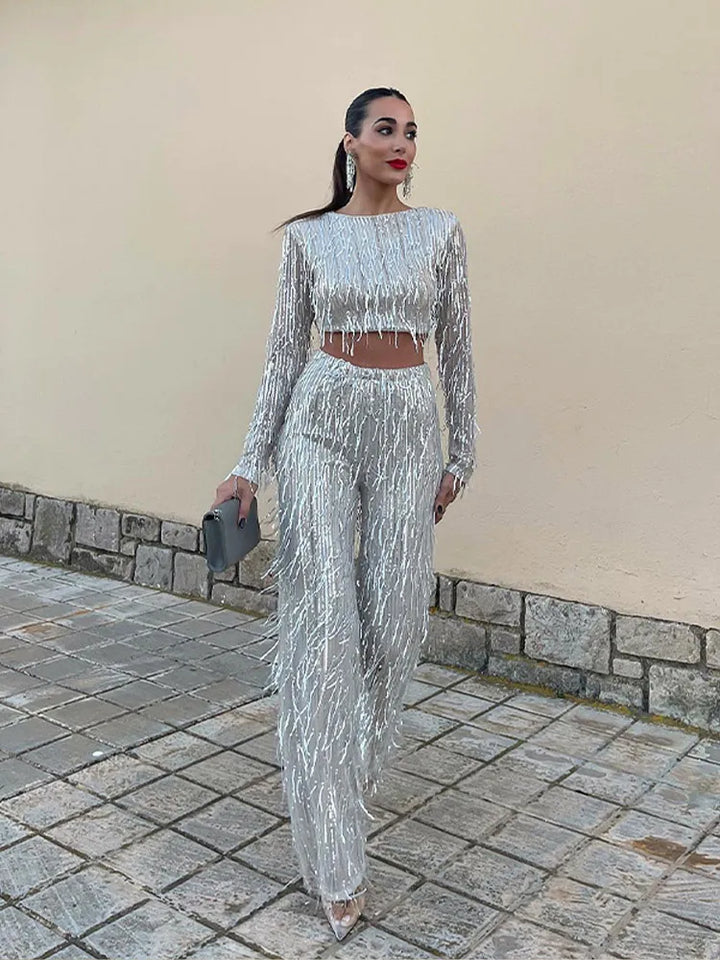 Coraline - Glamorous Sequin Crop