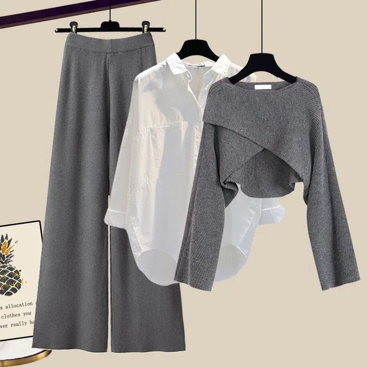 Thalia - Comfortable three piece long sleeve set