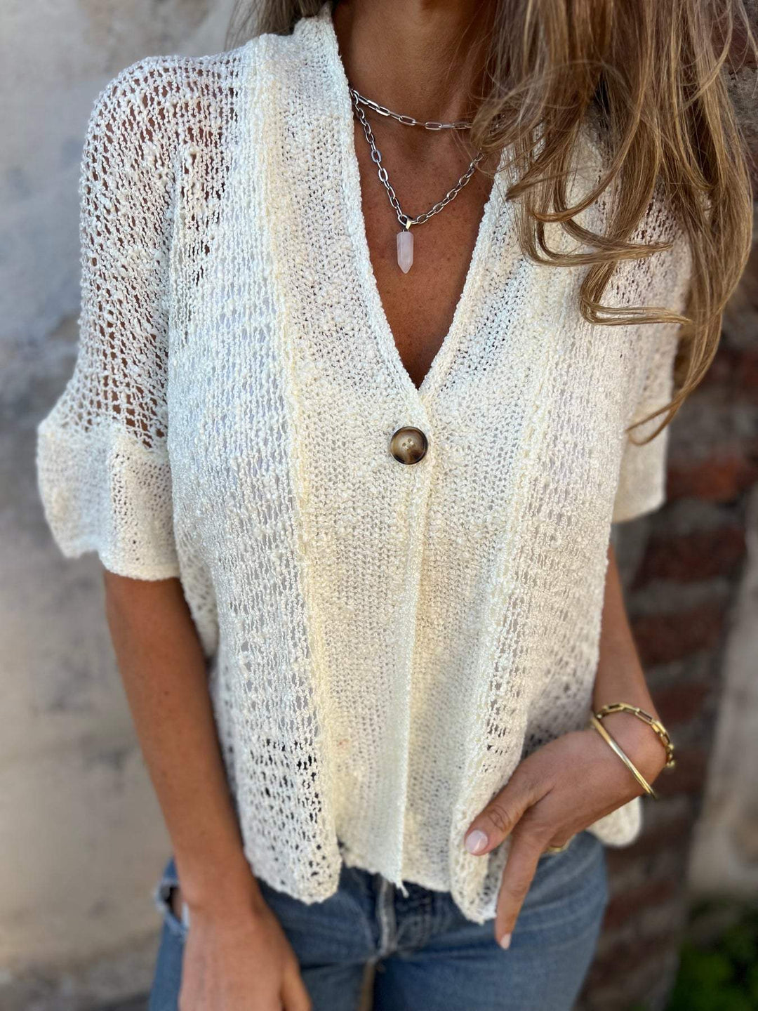 Barbara™ | Elegant Textured Top