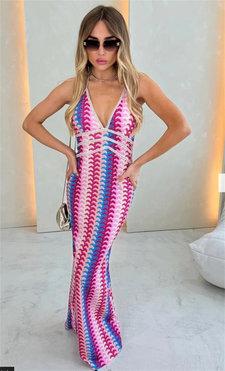 Charlotte - Boho Crochet Beach Tunic Dress