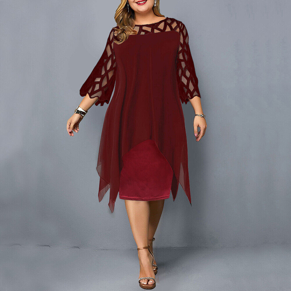 Jamie | Chic Plus Size Midi Dress