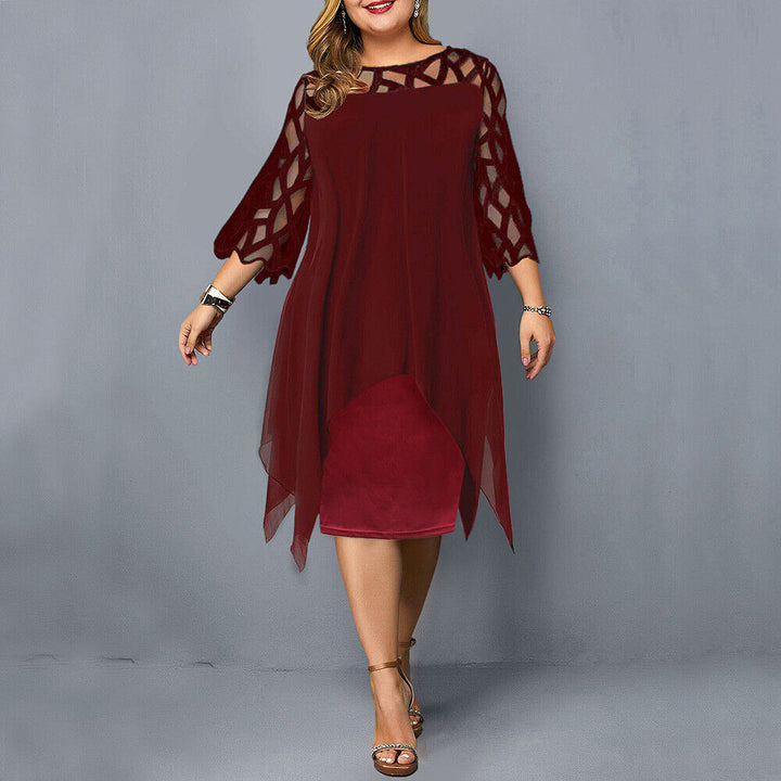Jamie | Chic Plus Size Midi Dress
