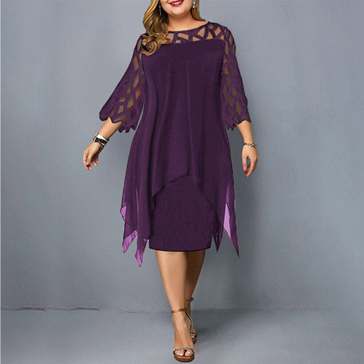 Jamie | Chic Plus Size Midi Dress