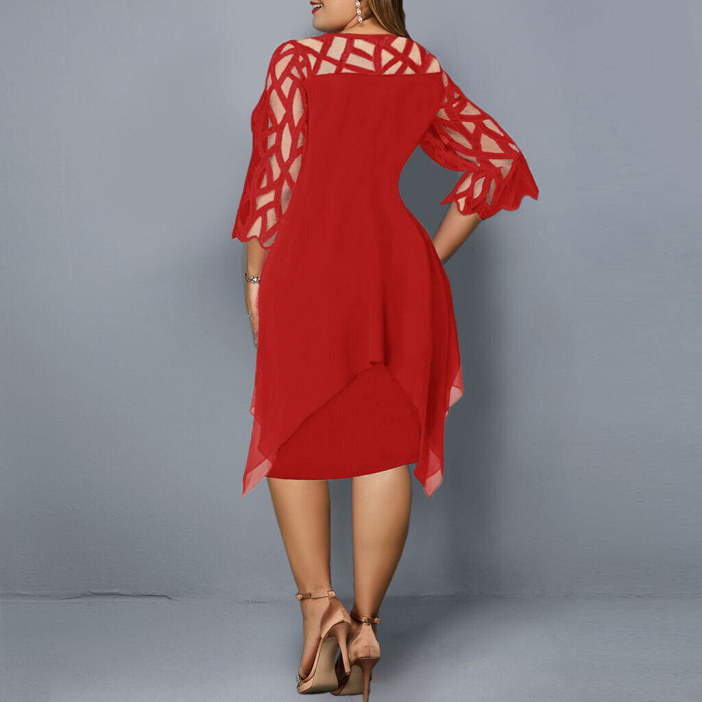 Jamie | Chic Plus Size Midi Dress