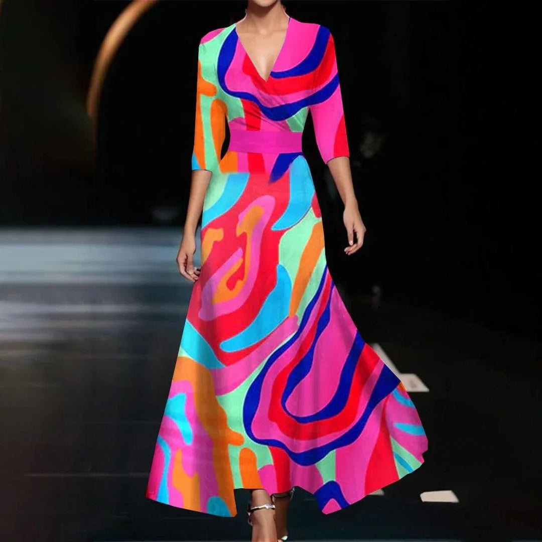 Yssa - Elegant Floral Dress